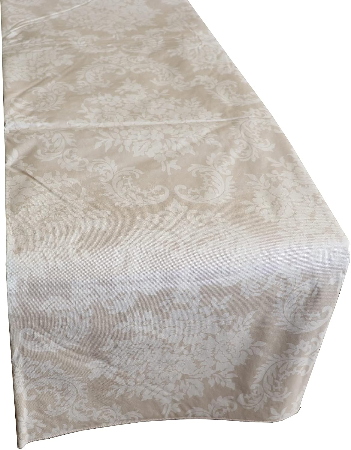 Zen Creative Designs Plastic Table Runner/PVC Material with Nonslip Flannel Backing Easy Wipe and Clean (12" by 144", Fruit Slices)
