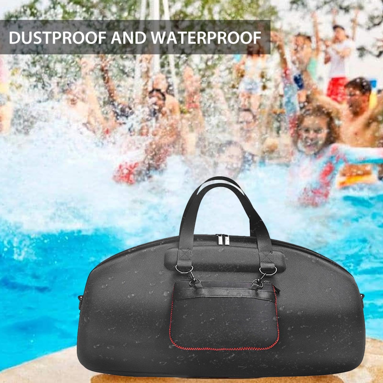 Custodia per altoparlante | Borsa da viaggio per il trasporto | Borsa portatile per musica portatile alla custodia da trasporto per protezione da urti e