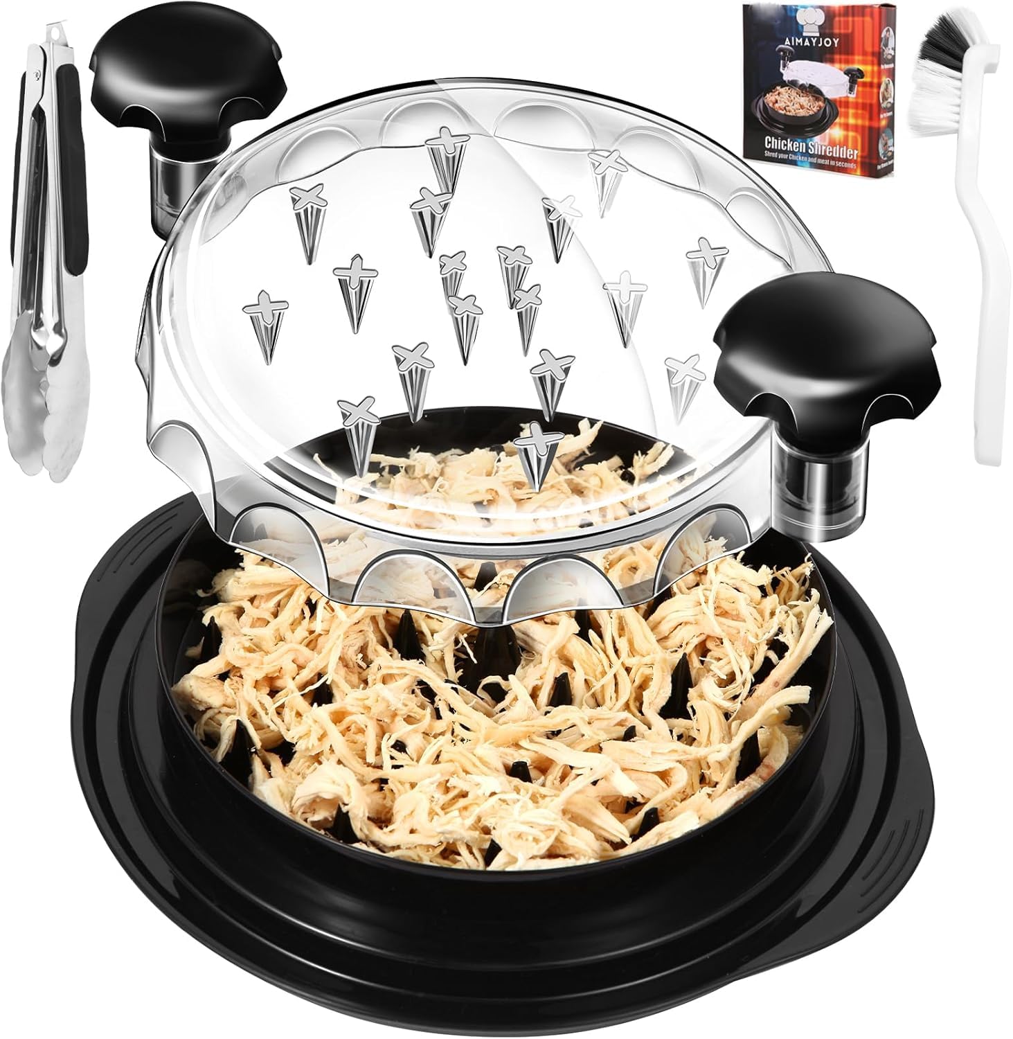 Meat Shredder With Transparent Lid