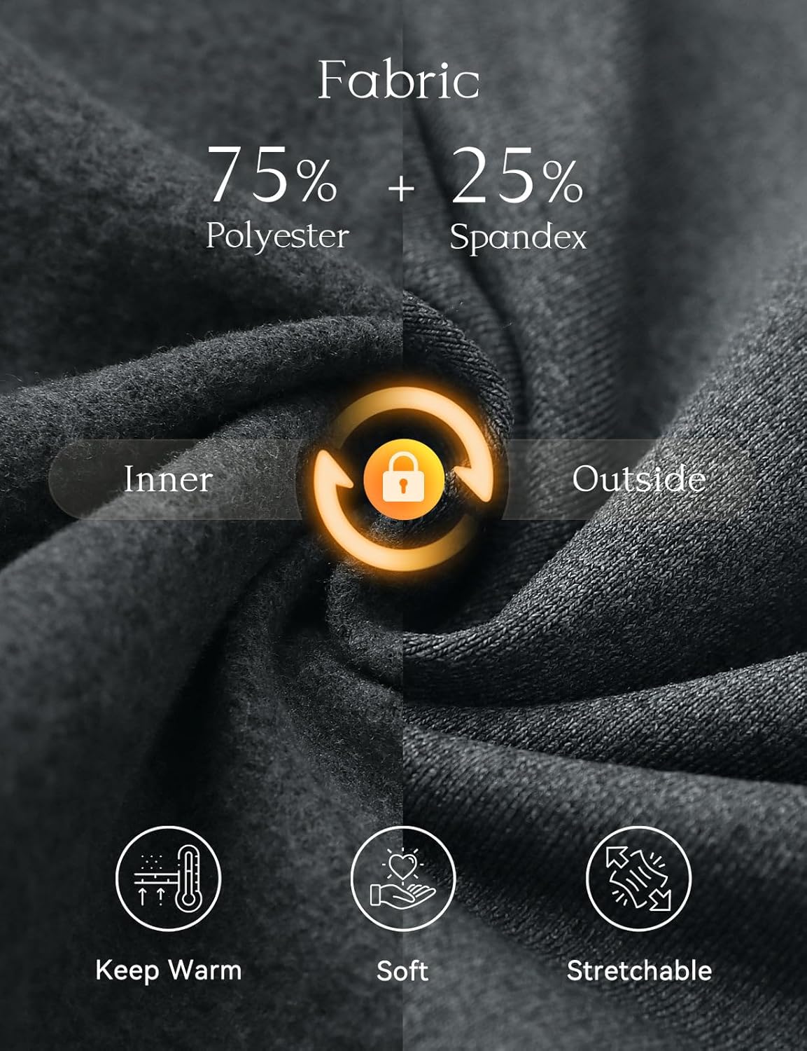 baleaf Men's Golf Pullover Quarter Zip Fleece with Zipper Pockets Water Resistant Hiking Sweater