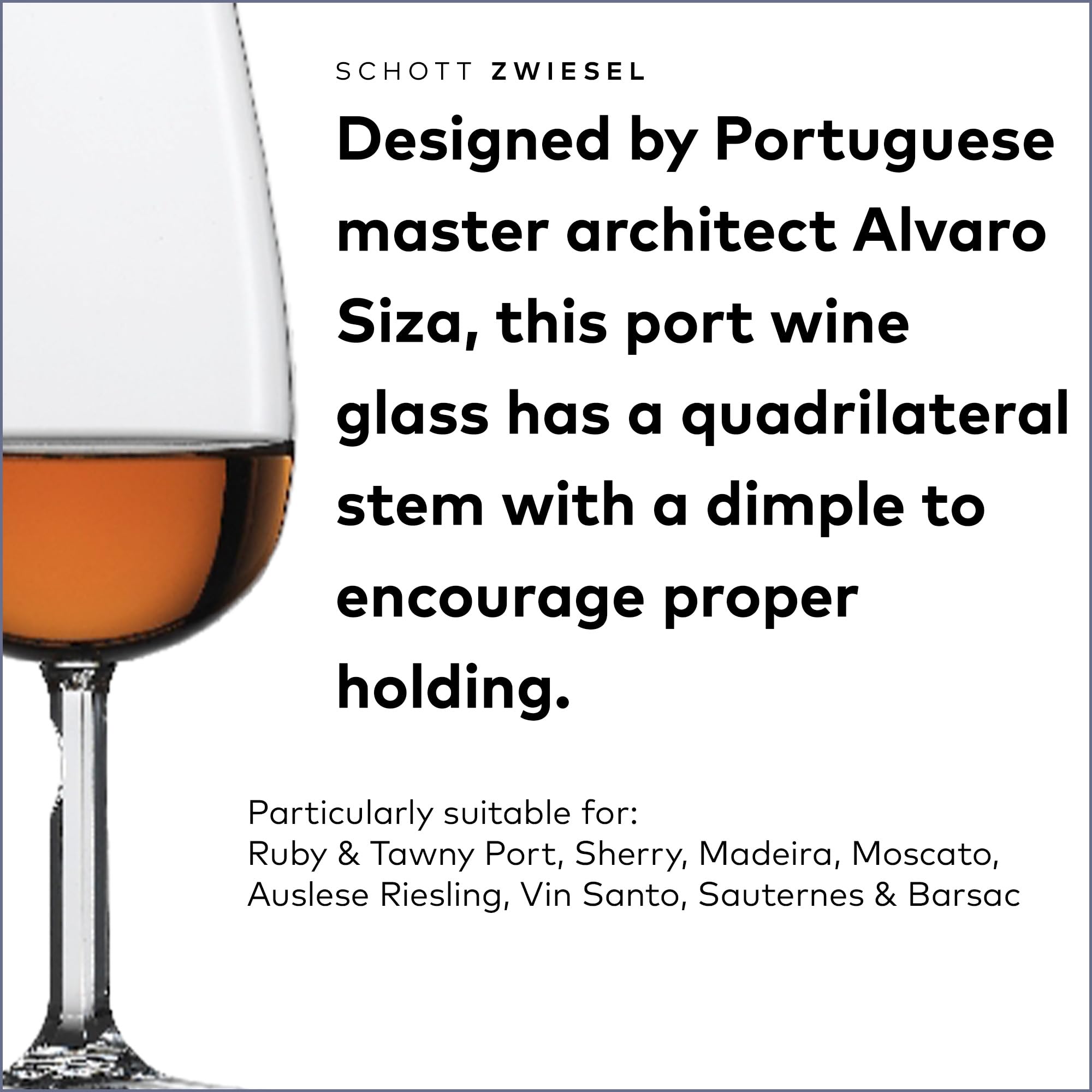 Schott Zwiesel Tritan Crystal Siza - Copa de vino de Oporto, 218.3 g, juego de 6