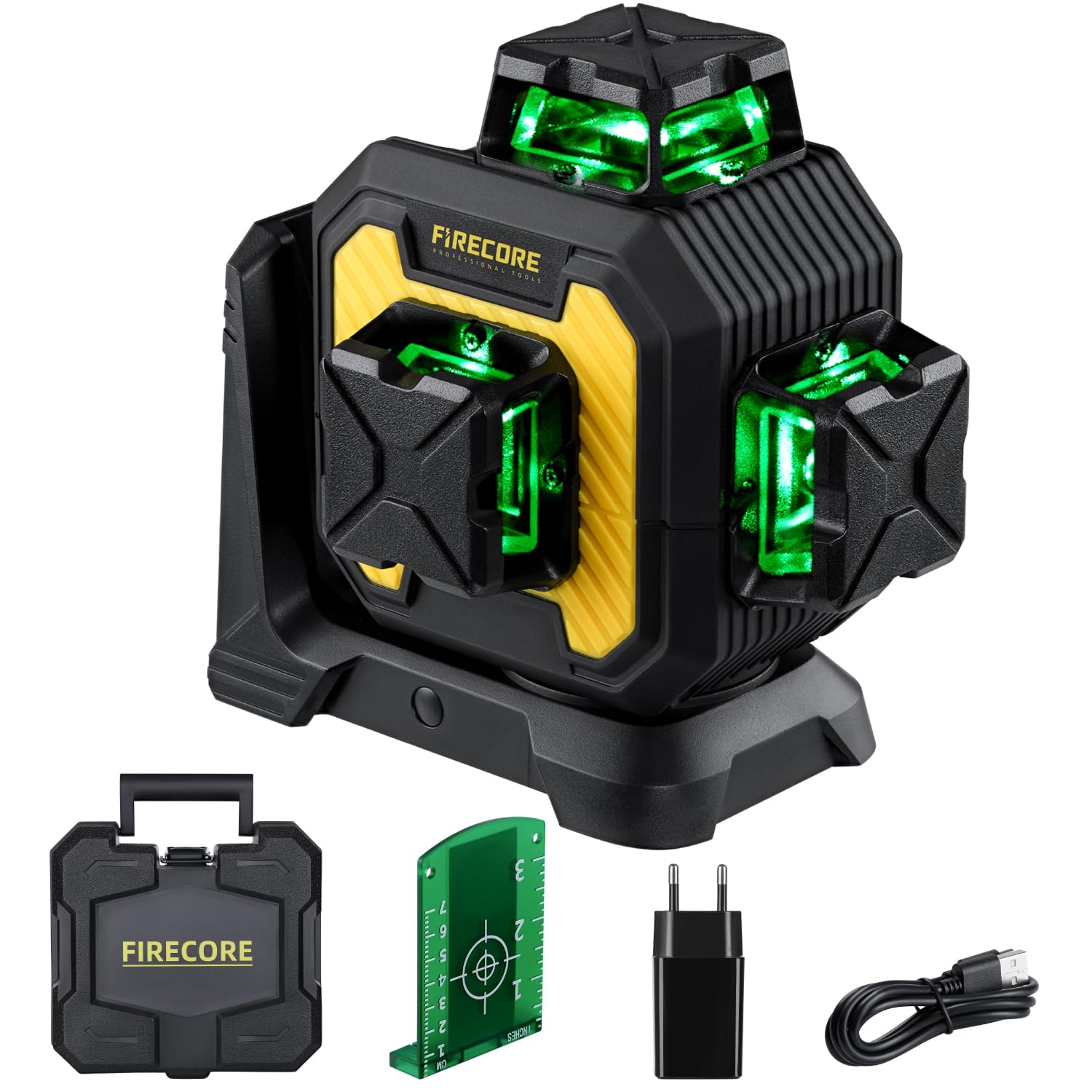 Firecore Laser Level 360 Self Leveling, 1/13