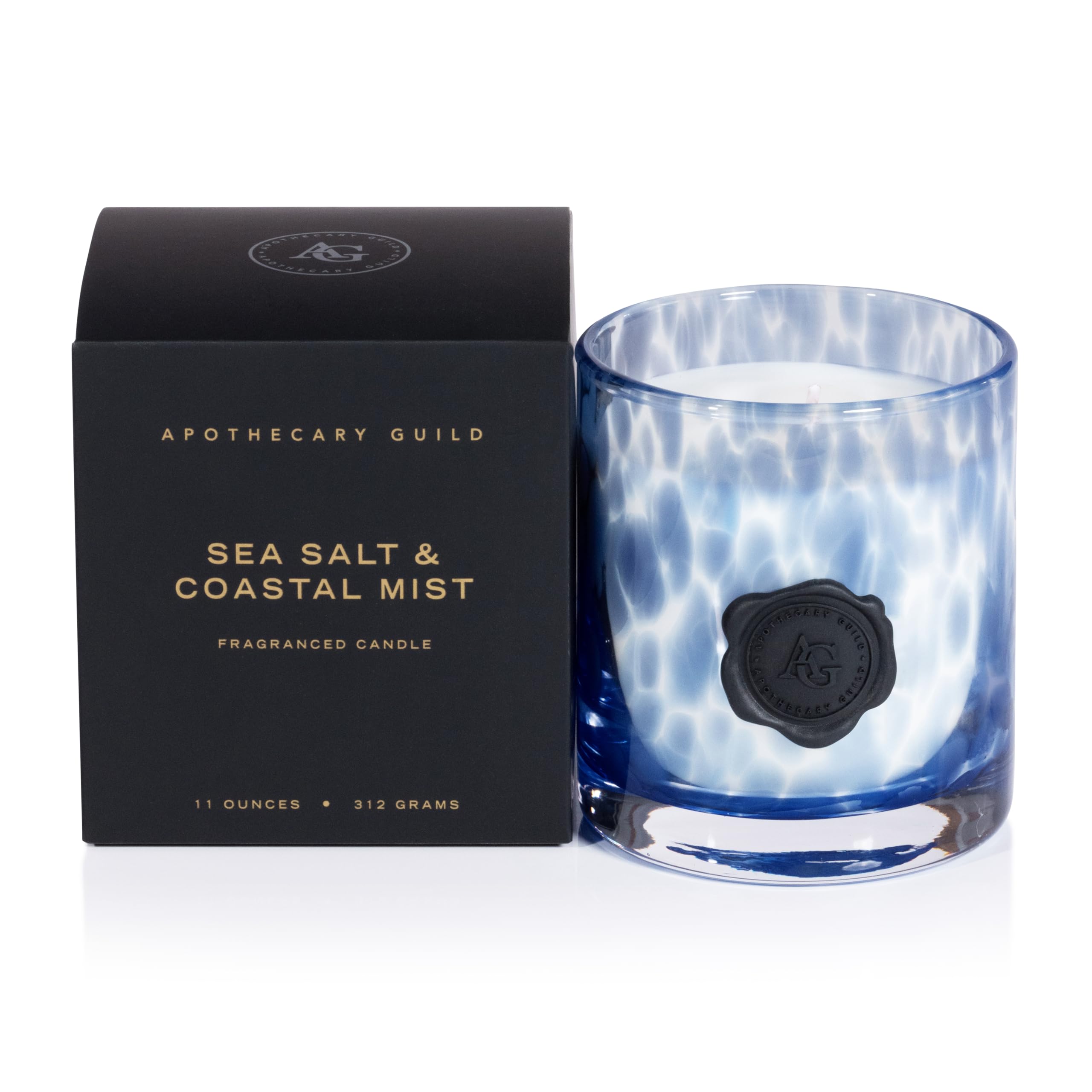 Amazon.com: Zodax Apothecary Guild Scented Opal Glass Jar Candle