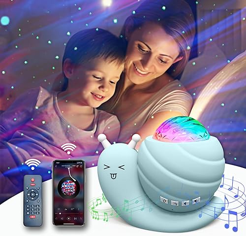 Mycket Proyector de estrellas, luz de proyector de galaxia, lámpara de luz nocturna LED, proyector de luz nocturna con control remoto giratorio de