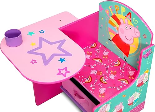 Miniatura 43 de Delta Children Space Adventures - Escritorio con silla y compartimento de almacenamiento, para artes y manualidades, merienda, educación en casa,