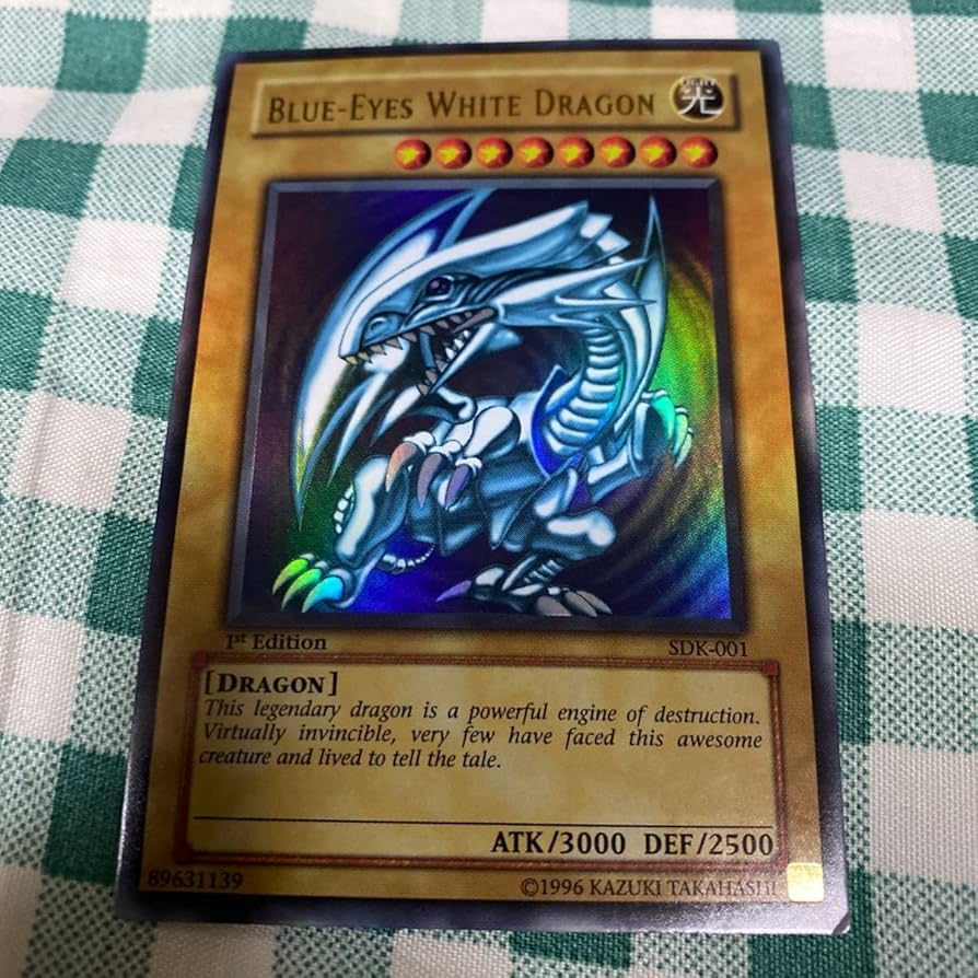 遊戯王/青眼の白龍/ウルトラレア/北米版/1st/SDK-001/希少/極美品