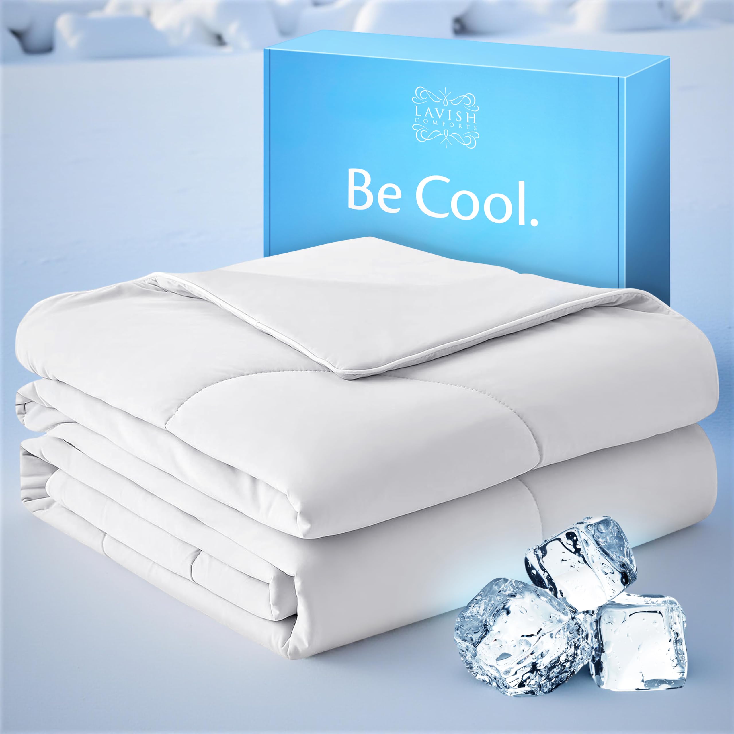 Amazon.com: Lavish Comforts® Cooling Comforter King Size