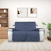 Vista 44 de PureFit Fundas de sofá reversibles resistentes al agua para sofá reclinable de 3 asientos, funda antideslizante para sofá de 3 cojines, protector