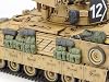 TAMIYA 35264-1:35 US M2A2 Bradley Desert Storm IFV -2 - Plastic Assembly Set - Model Making - Reproduction to Original - Detailed Assembly Set - Craft - Hobby - Assembly, Beige, Black