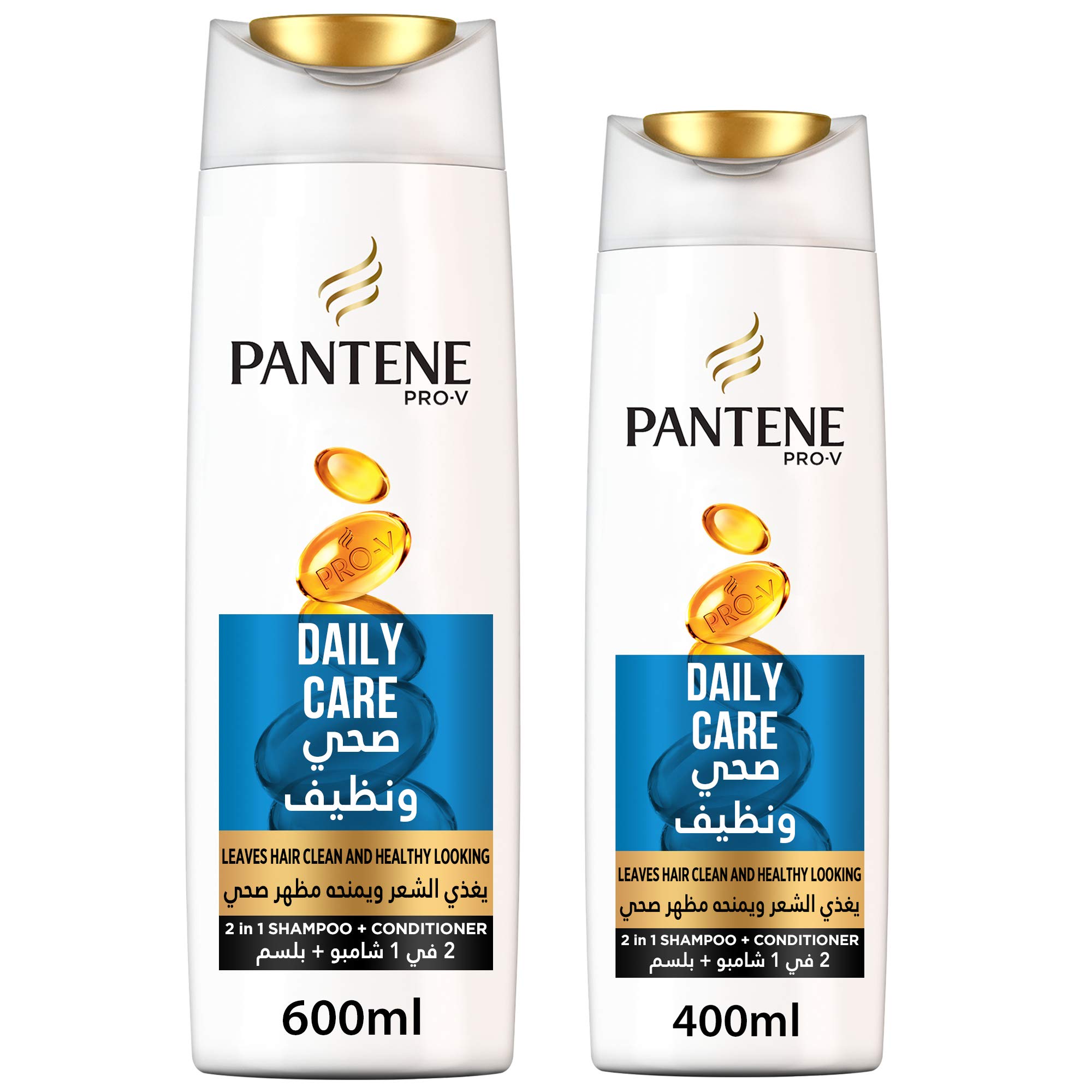 Pantene Pro-V Daily Care 2 in1 Shampoo, 600 ml + 400 ml