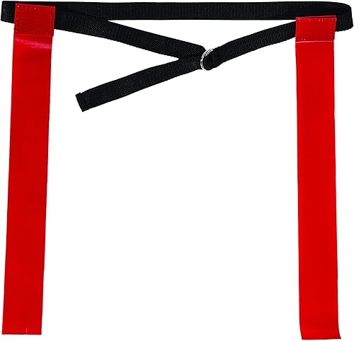 Miniatura 3 de Franklin Sports Flag Football Set  Cinturones de fútbol con bandera de 14 jugadores para adultos y jóvenes, conos de equipo + marcador de campo