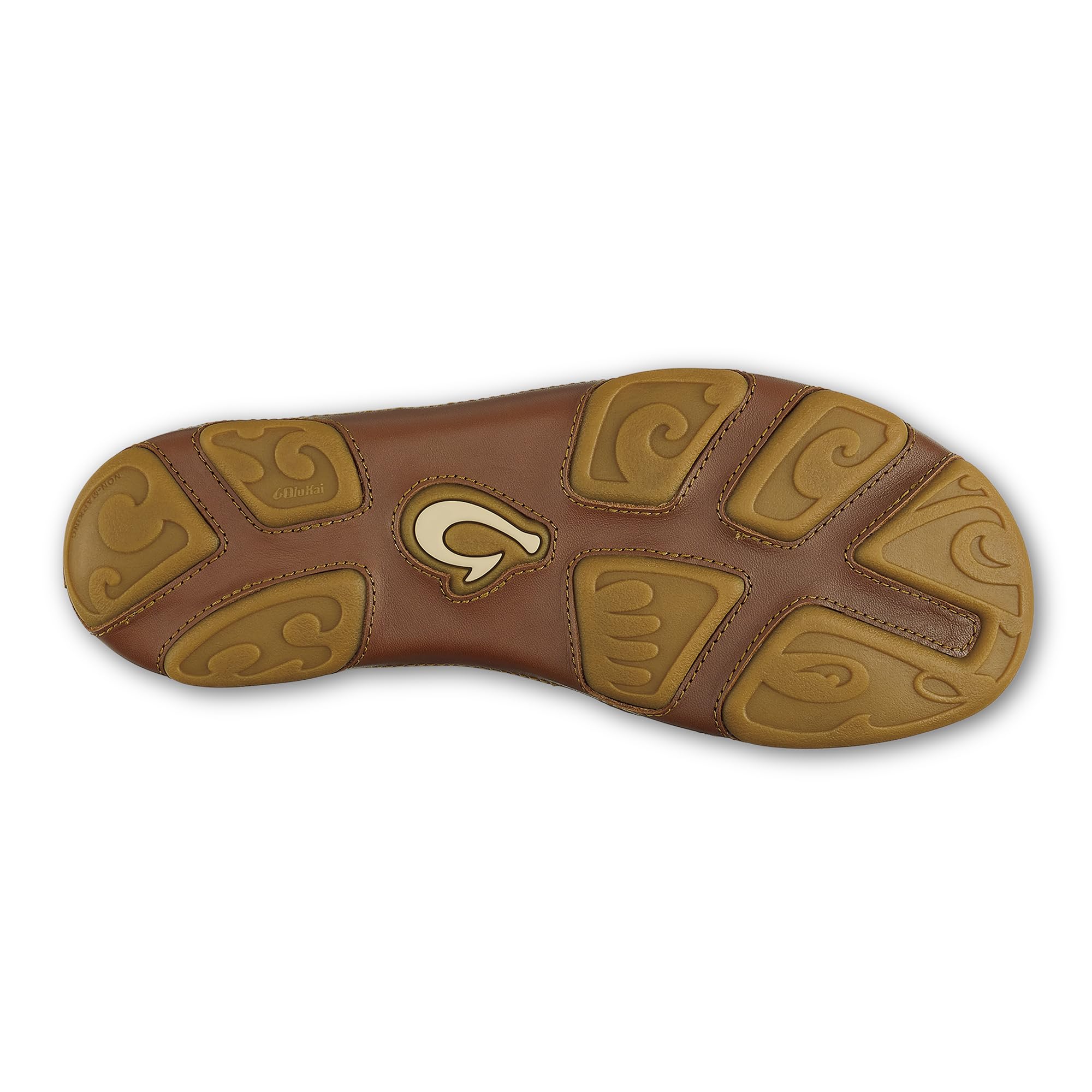 OLUKAI Moloa Men's Premium Leather Shoes, Easy Slip On & Off Design, Casual & Versatile Loafer, Drop-in Heel & Enhanced Traction