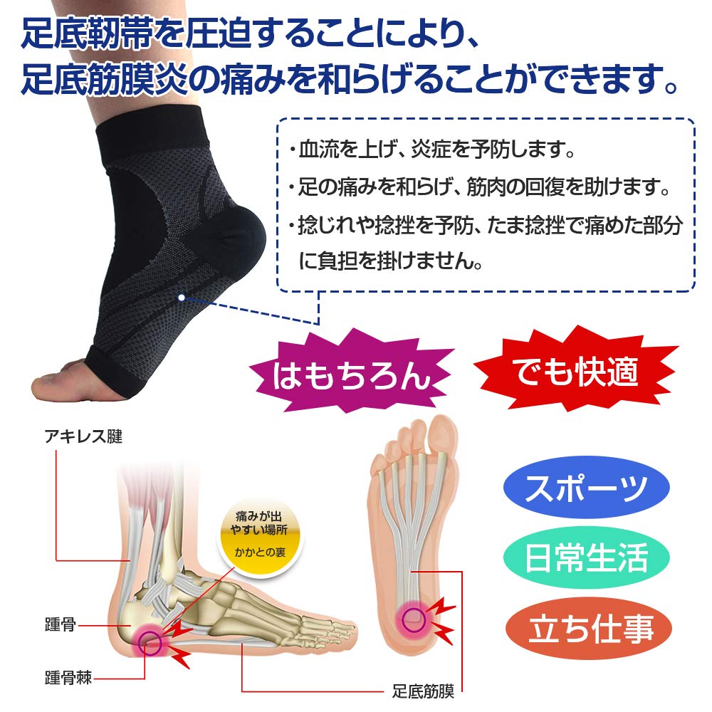 Amazon.co.jp: Bhcanae 足首サポーター スポーツ用 足首用