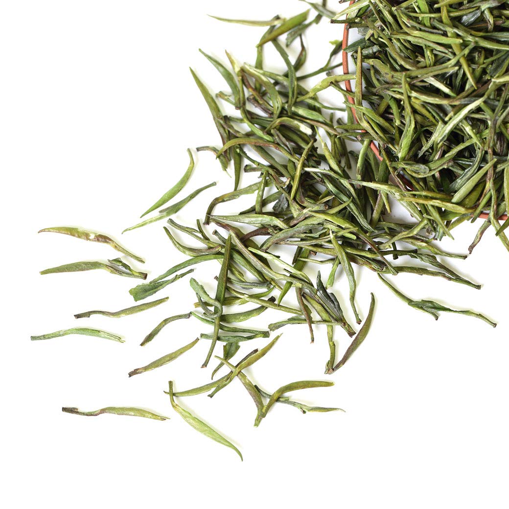 GOARTEA Zhuyeqing Green Tea - 100g / 3.5oz Supreme Grade - Emei Mountain Bamboo Leaf - Chinese Spring Green Tea Loose Leaf