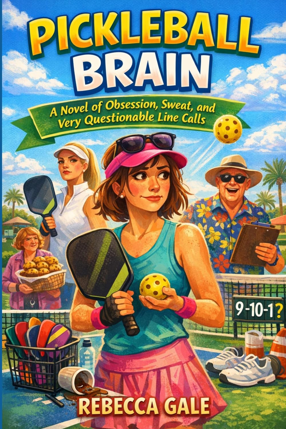 PICKLEBALL BRAIN: A Novel of Obsession, Sweat, and Very Questionable Line Calls