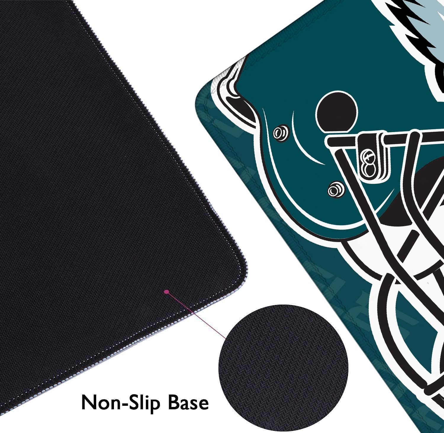 Mouse Pad Extended Large Gaming Desk Pad 31.5 x 11.8 Inch, XL Mousepad Topographic Mouse Pad with Anti-Slip Rubber Base for Philadelphia Home Office - Image 3