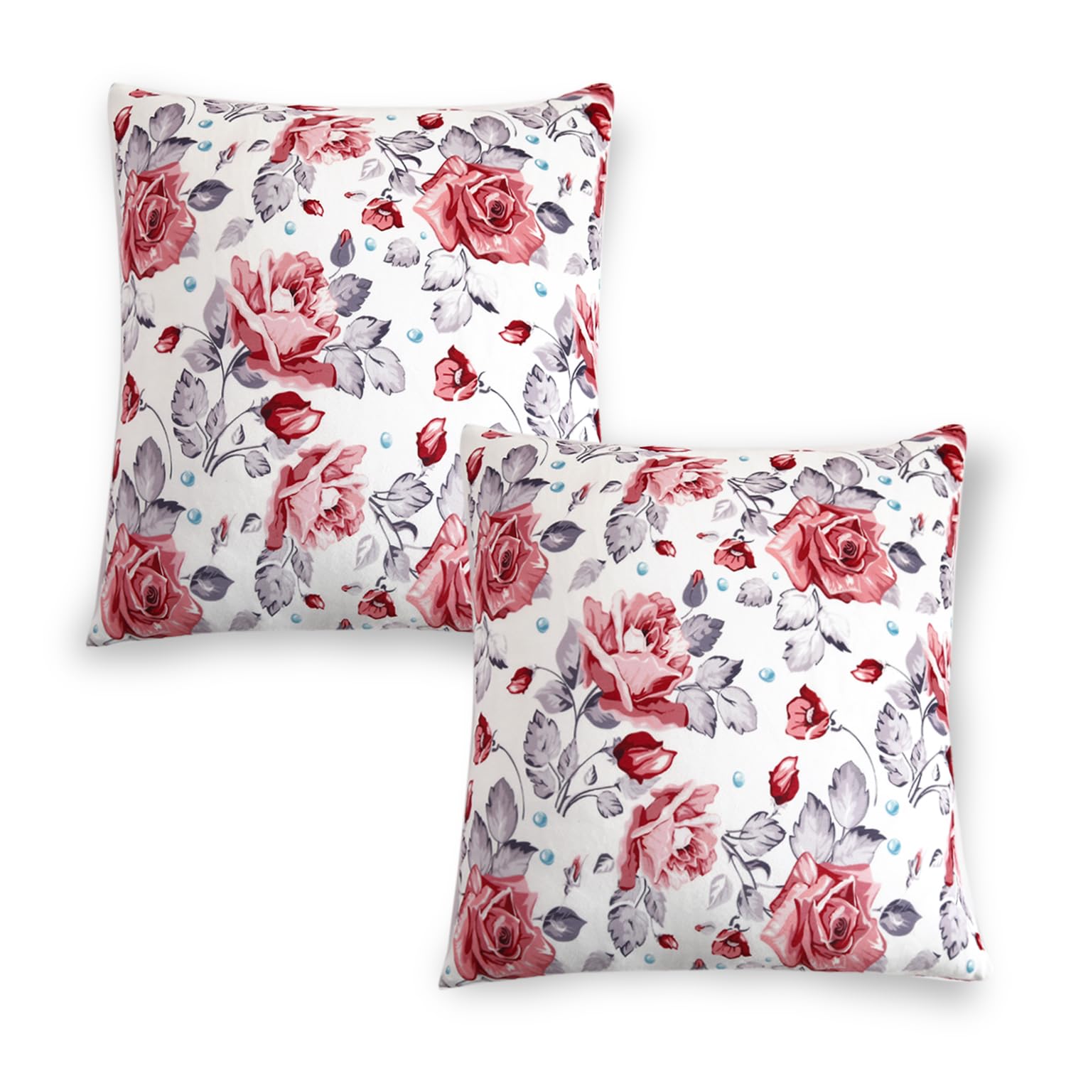 Velvet Cushion Covers - Amber Serene Flora -10
