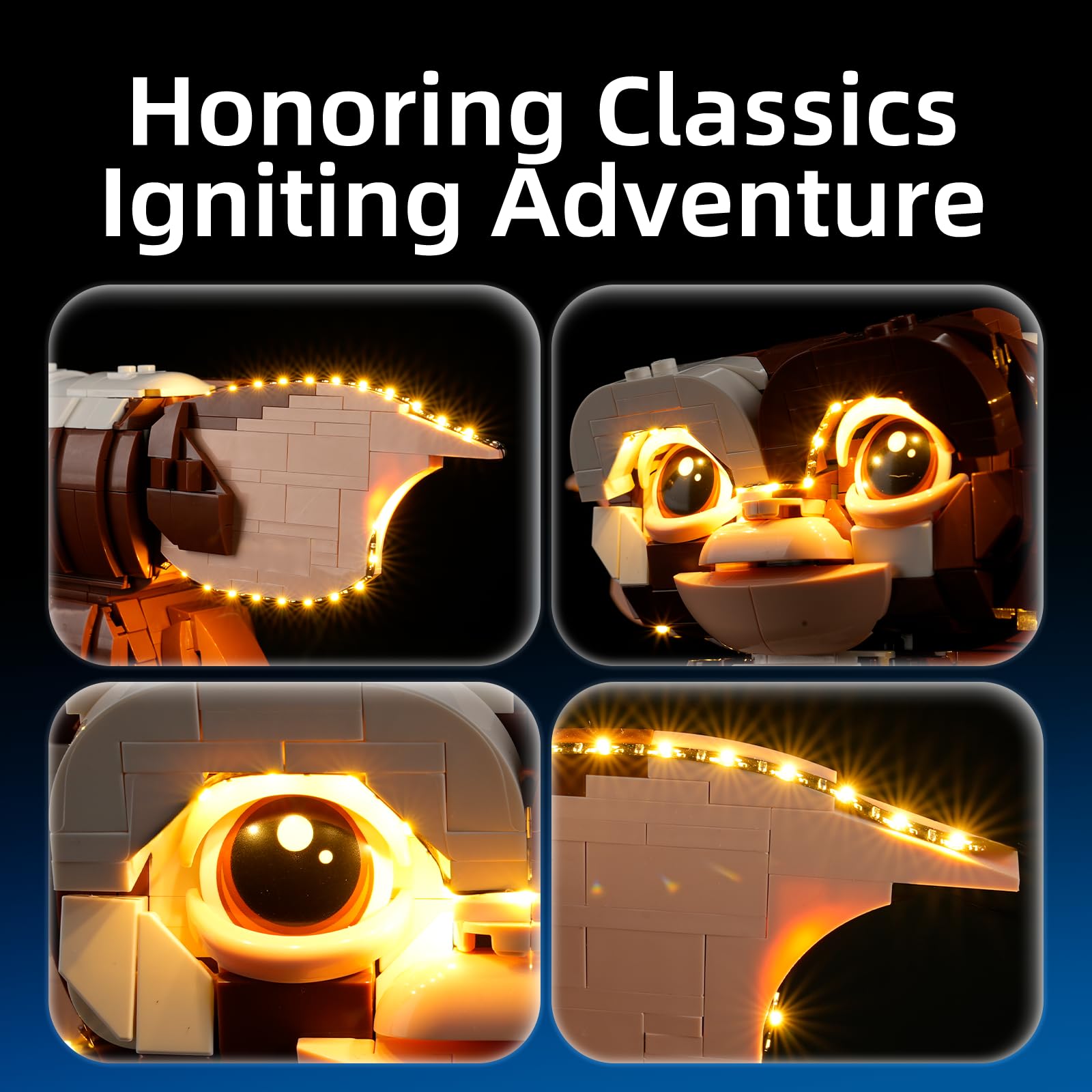 YEABRICKS LED Light for Lego-21361 ideas Gremlins: Gizmo Building Blocks Model (Building Set NOT Included) - Image 2