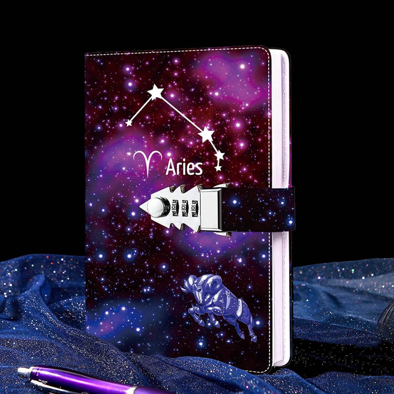 Journals to Write in for Women with Lock,Journal for Women Men Girls Boys Teens Kids Refillable Password Notebooks - Image 3