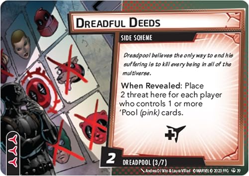 Miniatura 6 de Marvel Champions The Card Game Deadpool EXPANDED HERO PACK – Juego de estrategia de superhéroes, juego cooperativo para niños y adultos, a partir de
