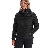 Marmot Wm's Echo Featherless Hoody Warm Puffy Jacket Donna, Black