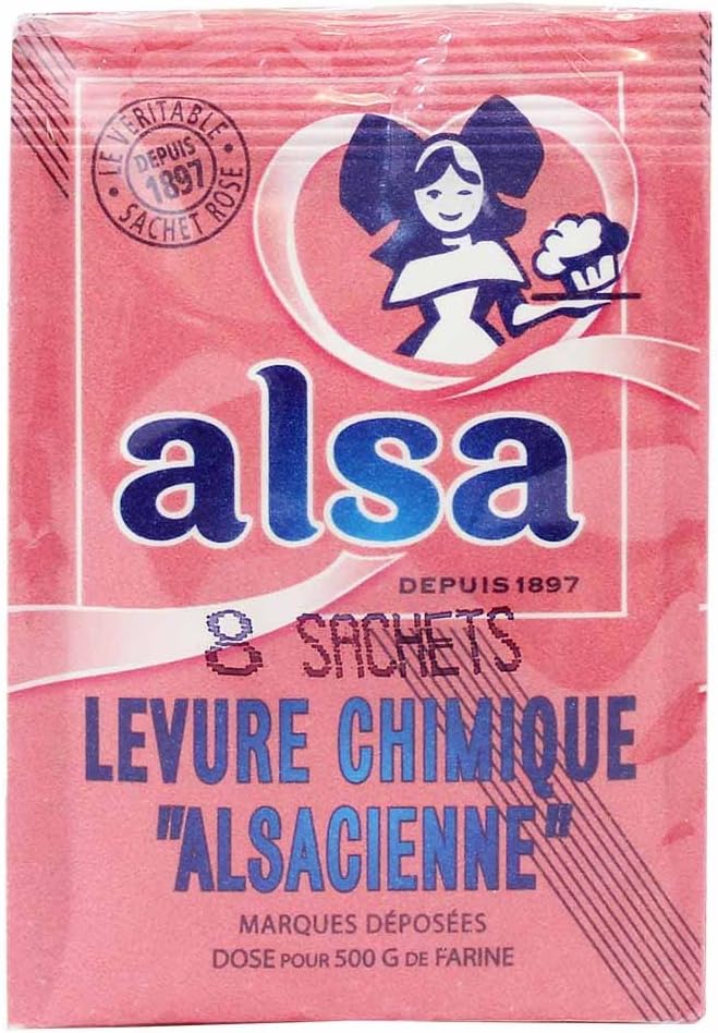 French Cake Baking Powder, 0.38 Ounce, 8 Count
