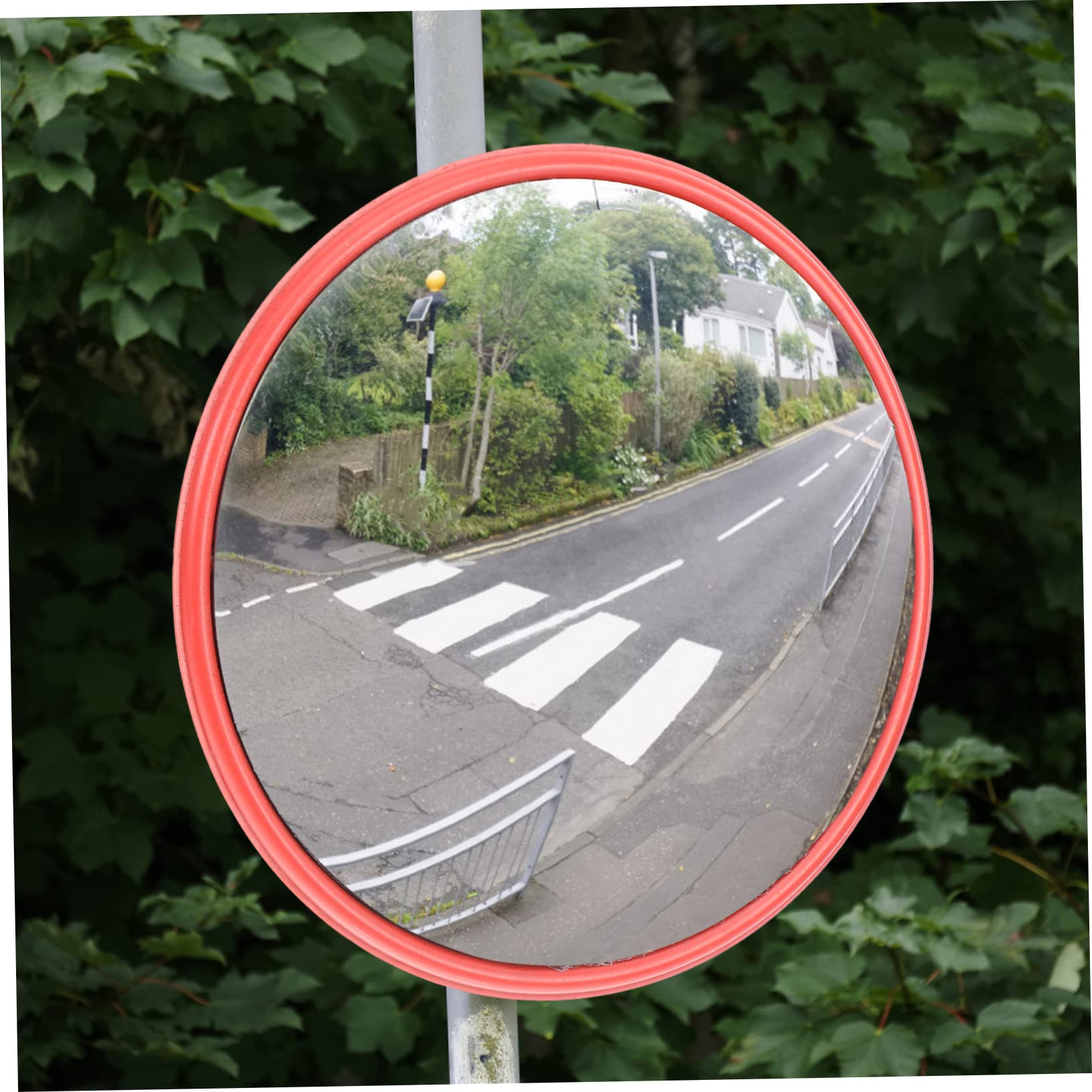 Healvian Miroir Convexe Rond Pour Sécurité Miroir De Signalisation Angle De Voirie Extérieur Pour Tournants