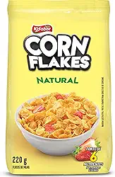 KiSabor Corn Flakes Tradicional Natural Cereal Matinal Kisabor 220 Gramas