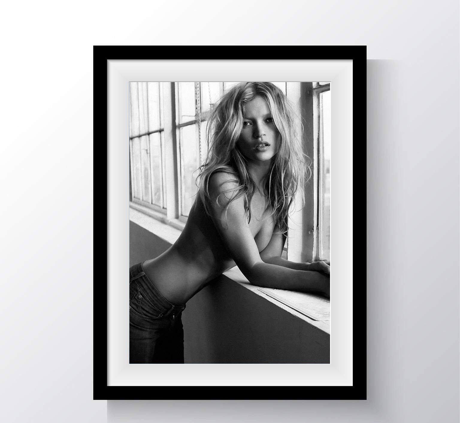 Kate Moss Supreme Model Sexy Poster 06 - Photography Art 17" x 24". Premium Art Print with archival Ink in Glossy Paper. Limited Edition. KMS06