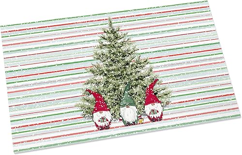 Bath MatFall Orange Gradient Maple Leaves White,Water Absorbent Front Door Mat Non Slip Rubber,Autumn Farm Leaf Low Profile Rug for