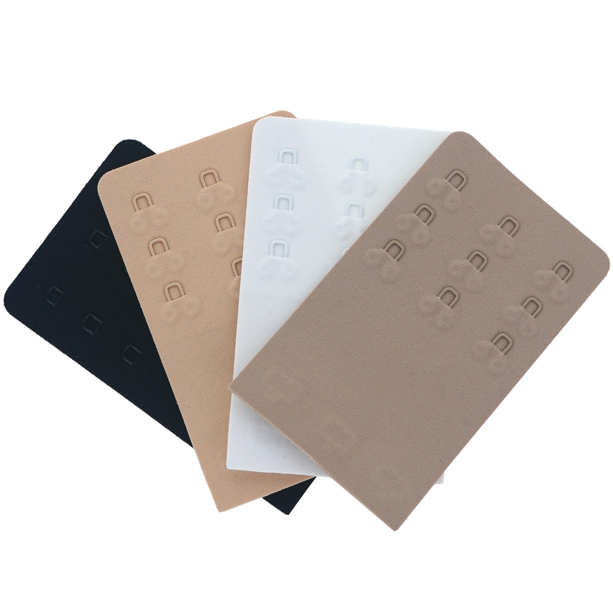 SAMGU Women's Soft Bra Extender 2 Hook / 3 Hooks / 4 Hooks Seamless Comfortable Bra Strap Extender Extension