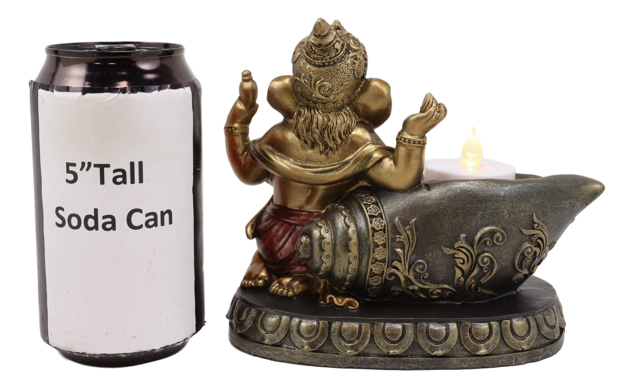 ガネーシャキャンドルホルダー Amazon.co.jp: Ebros Gift Lord God Ganesha Chaturthi Avatar with