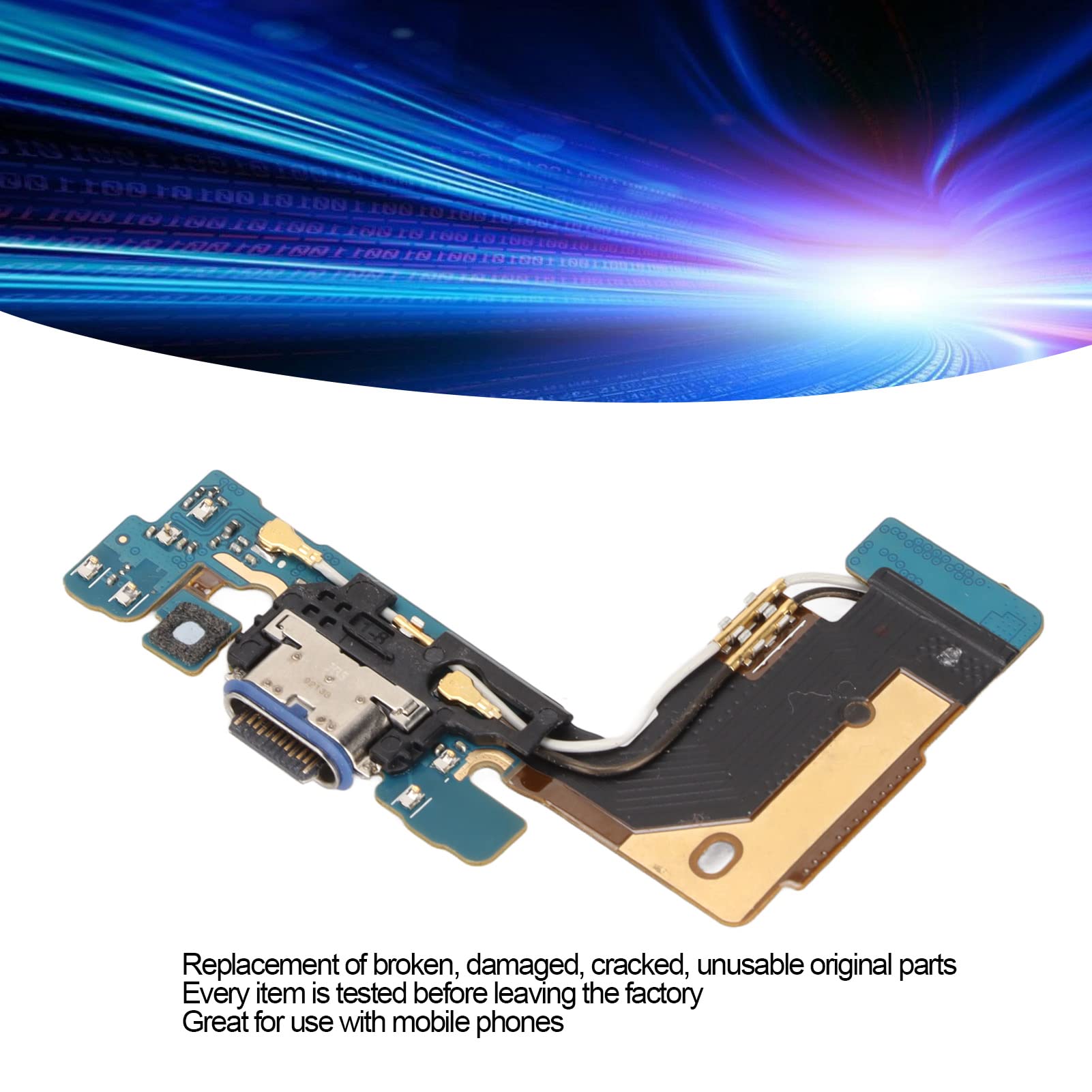 Kit Riparazione Porta Di Ricarica USB Con Antenna E Cavo Flessibile Per LG G8X ThinQ (G850U/LMG850UM). Parti Di Ricambio Nuove. - Foto 2