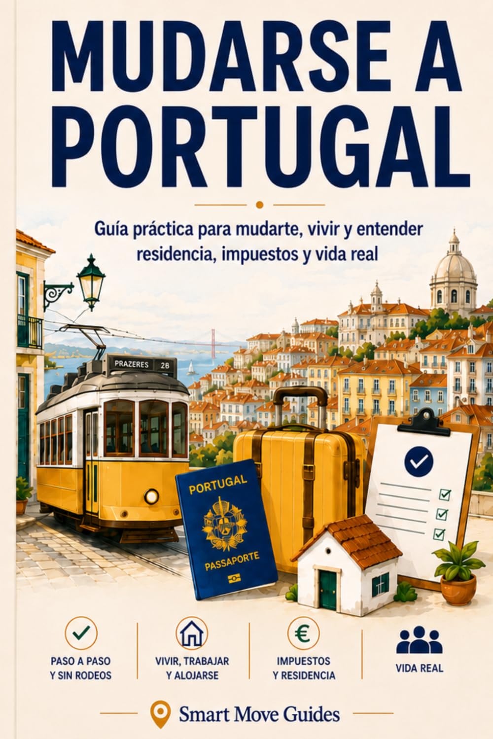 Mudarse a Portugal: Guía práctica para mudarte, vivir y entender residencia, impuestos y vida real (Smart Move Guides)