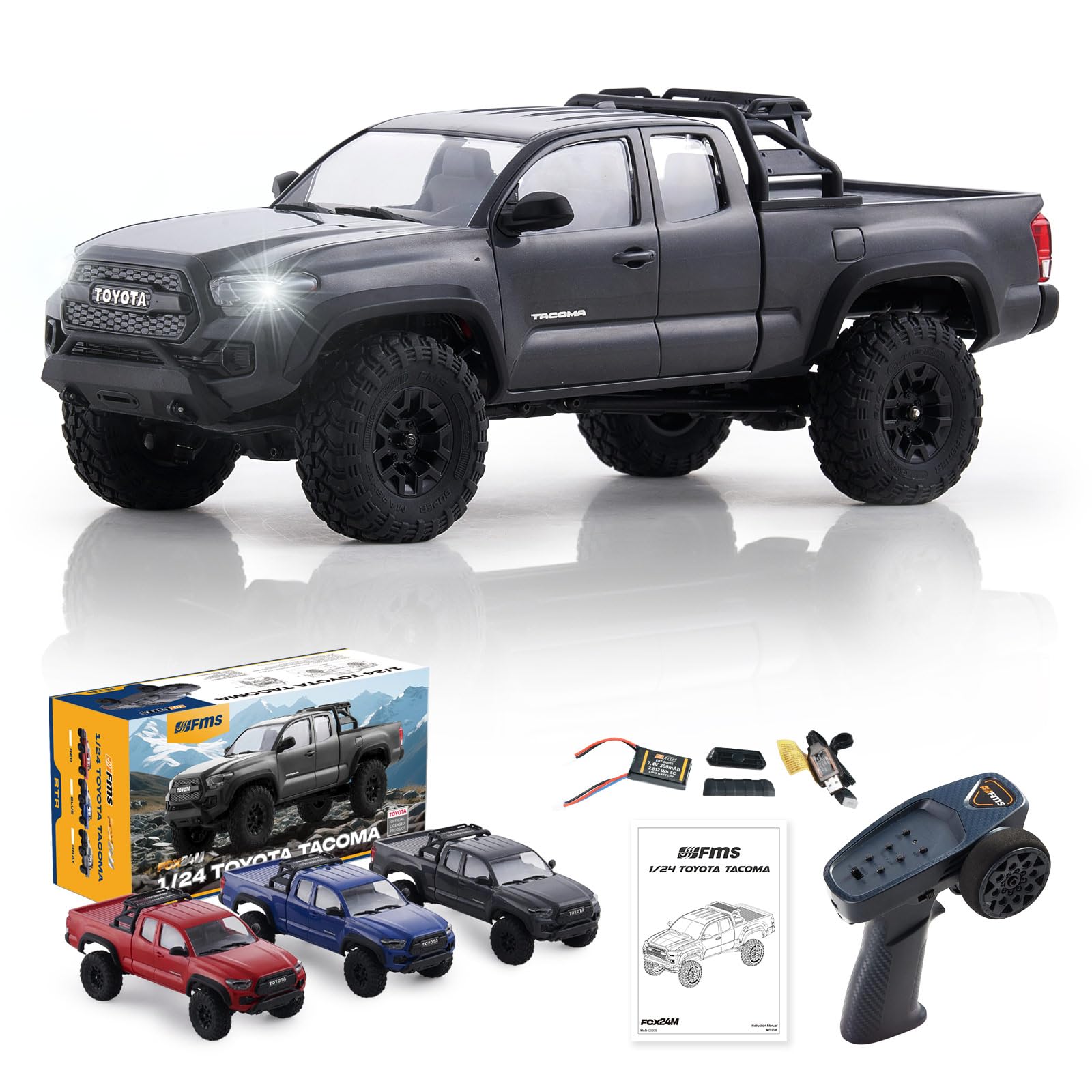 Amazon | BEEZRC FMS 1/24 RCクローラー FCX24M タコマ トヨタ公式