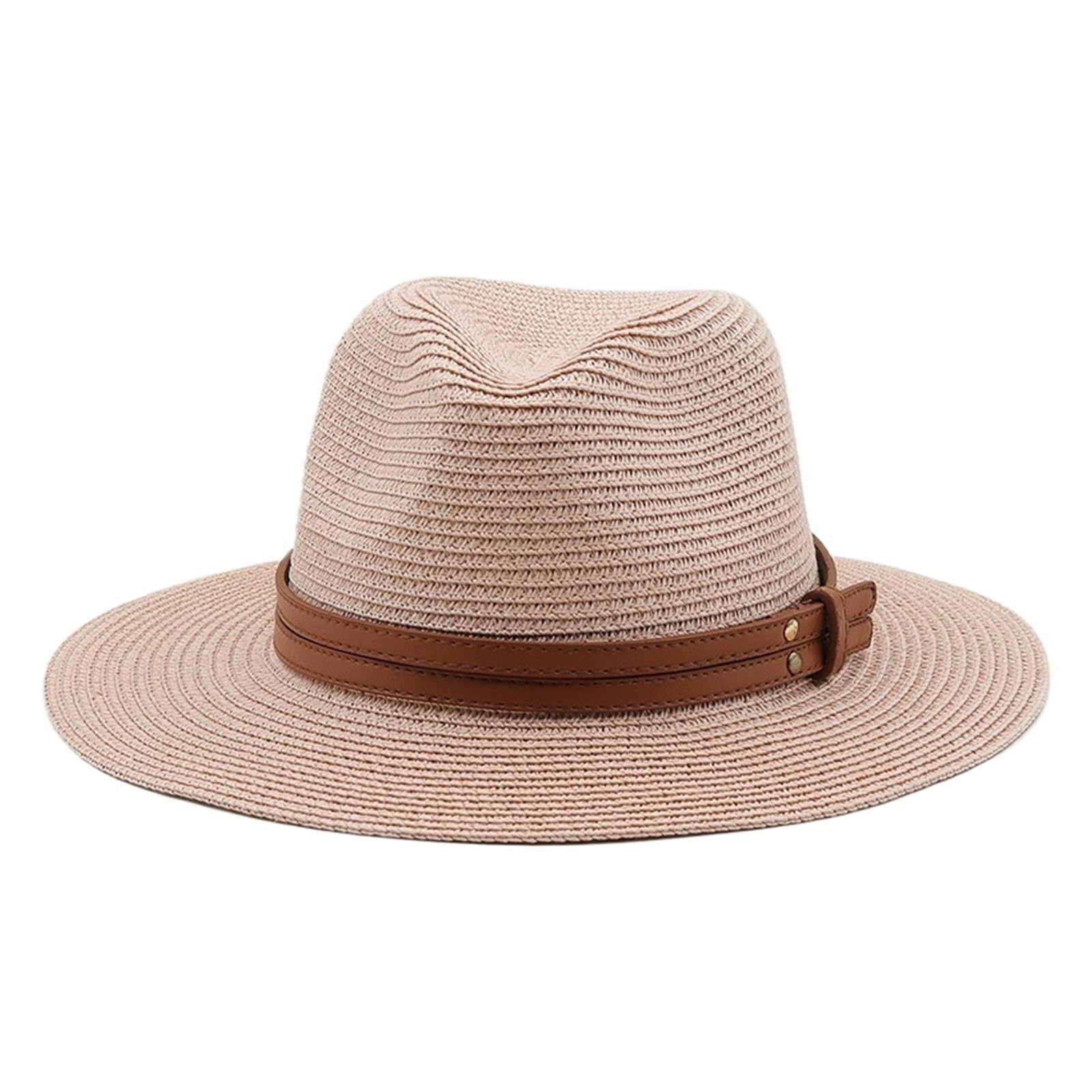 Cappello di Paglia Estivo da Donna - Tesa Larga Viaggio e Indossare all'aperto