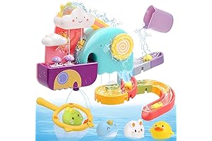 CUTE STONE Baby Bath Tub Slide and Floating Toys | Educational Bath...