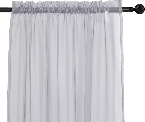 Miniatura 2 de Cortina transparente blanca