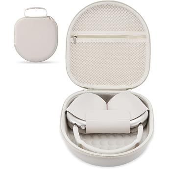 Carrying Case Compatible with Apple Airpods Max Headphones Eva Hard Case Shell for Storing Headphones when Travel and Outdoors Starlight