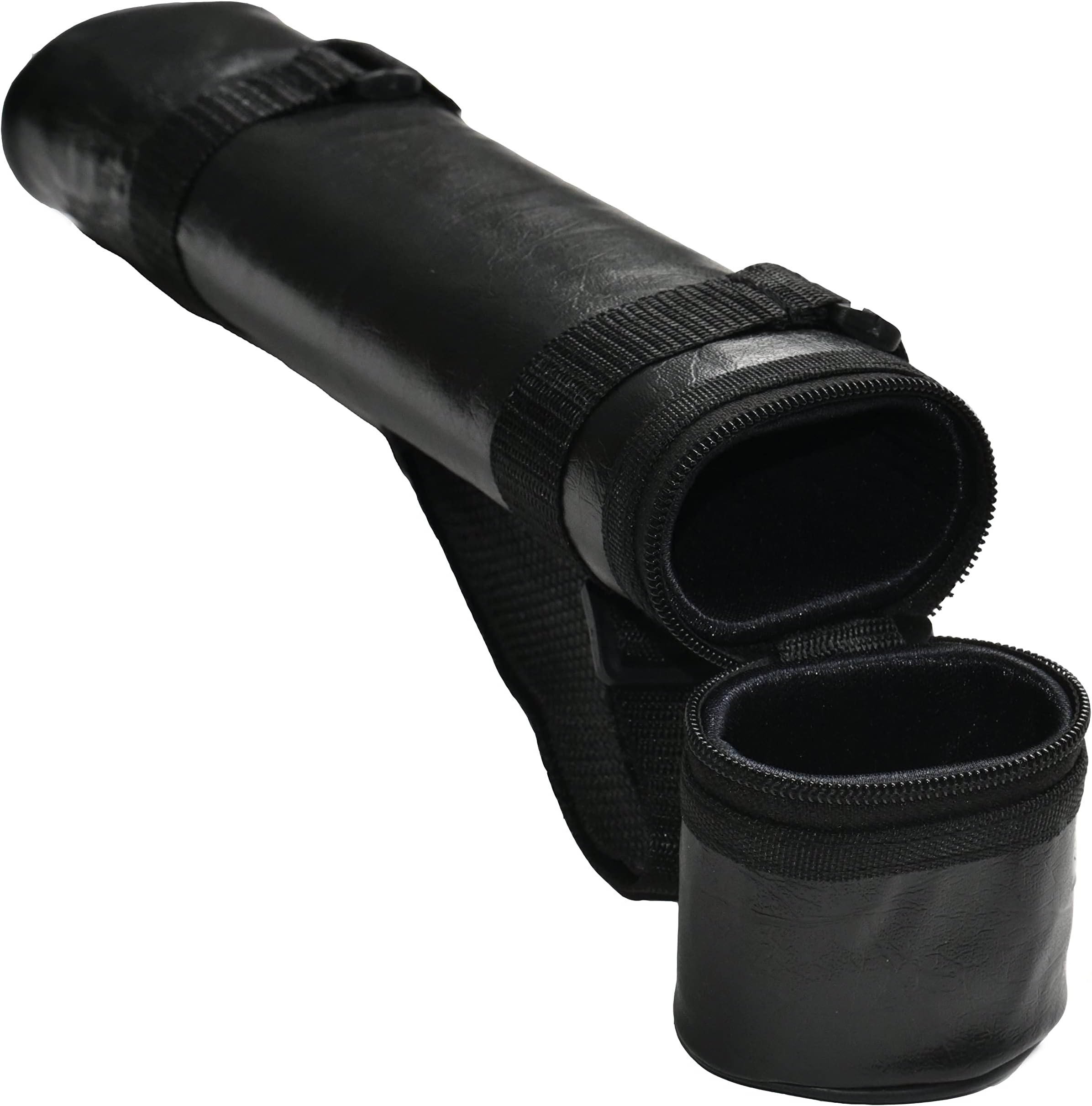 Hard Nunchuck (Nunchakus) Case, Sturdy PVC construction with a simulated leather exterior.