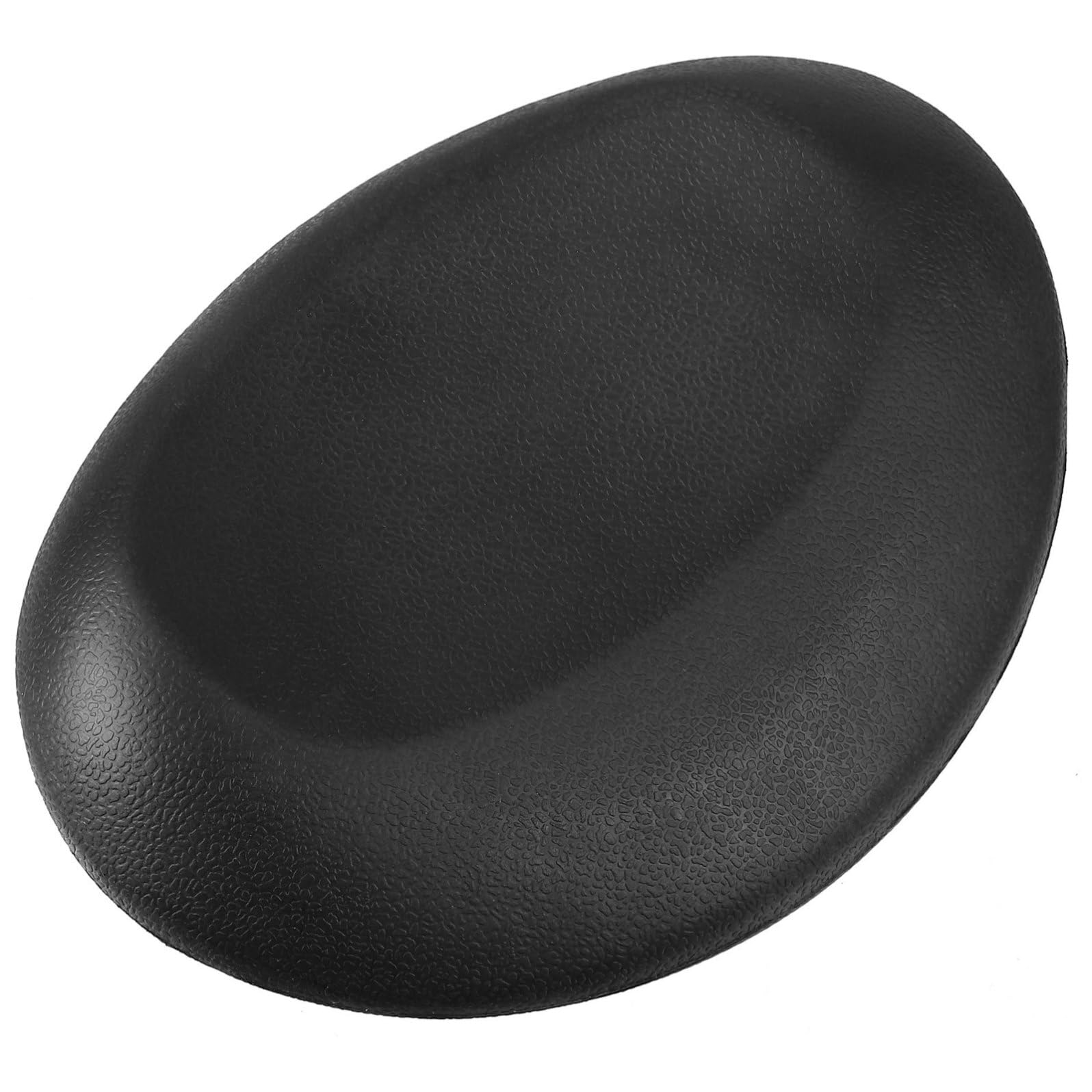 Housoutil Cuscino per Vasca da Bagno in Pu Nero Ventosa, Poggiatesta Ergonomico Riciclabile per Spa e Doccia, Supporto Collo e Schiena per Madre e Padre