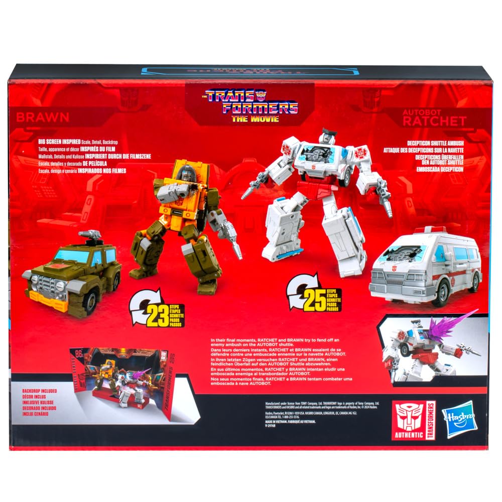 スタジオシリーズ　86シリーズ　ブローン＆ラチェット 2パック　hasbro Amazon.com: 86-27 Brawn and 86-28 Autobot Ratchet 2-Pack Deluxe
