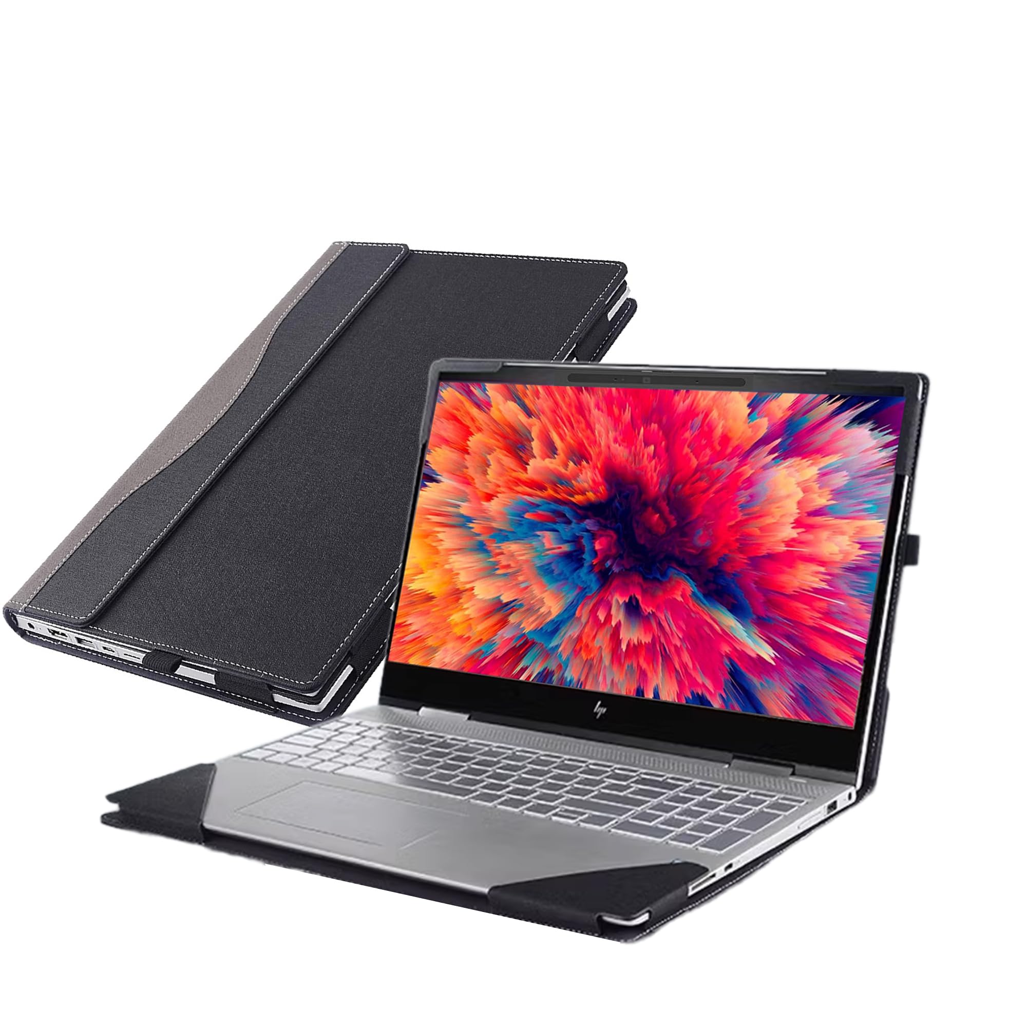 Custodia per computer portatile HP ZBook Firefly 16" G10 Notebook PU fondina HP ZBook Firefly 16 G9 Mobile Workstation Laptop Cover (grigio scuro)