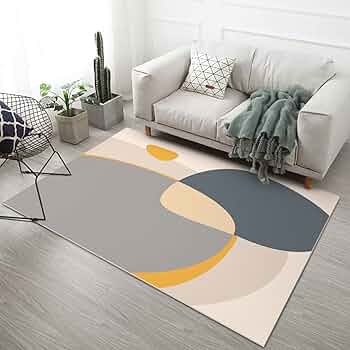 Amazon｜ラグ カーペット 北欧 カラー おしゃれ 洗えるラグ 滑り