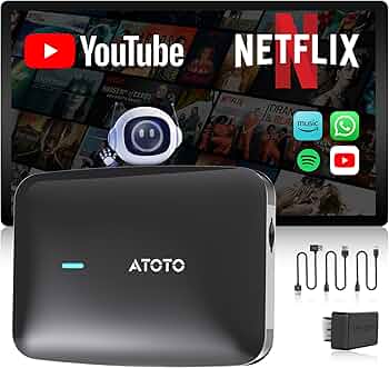 Amazon.com: ATOTOMOVE Wireless Ai Box CarPlay with OBD2 Scanner