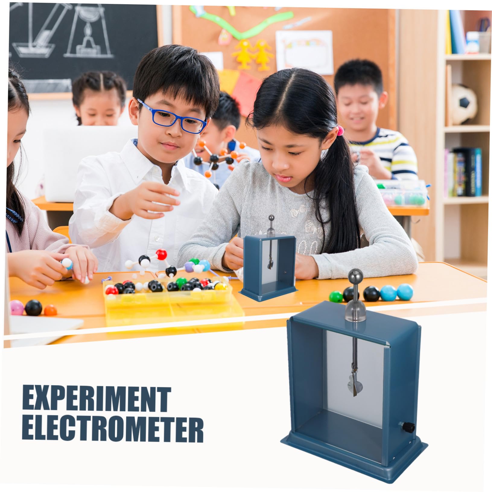 Cabilock Kit Di Misurazione Per Aula Di Scienze Di Esperimenti Scientifici Per Studenti Strumento Didattico Per Laboratorio Di Fisica Esperimento Sull Elettricità Statica Attrezzatura Di Ri