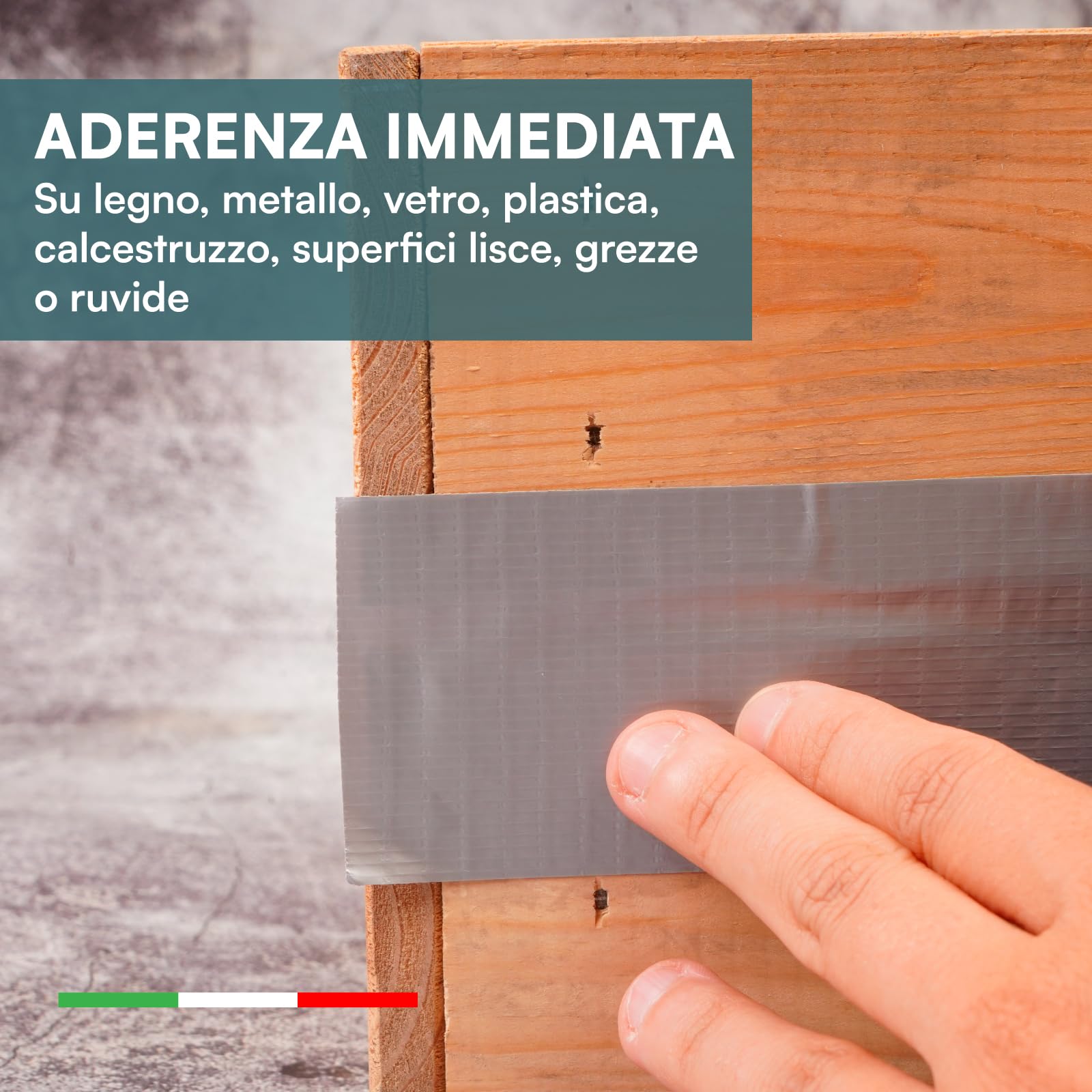 DNK TRADE Nastro Adesivo Telato Americano 50mm x 25m Colore Grigio Isolante e Impermeabile per Riparazioni Professionali e Fai da Te Aderenza Multisuperficie Metallo Plastica e Legno - 2 Rotoli