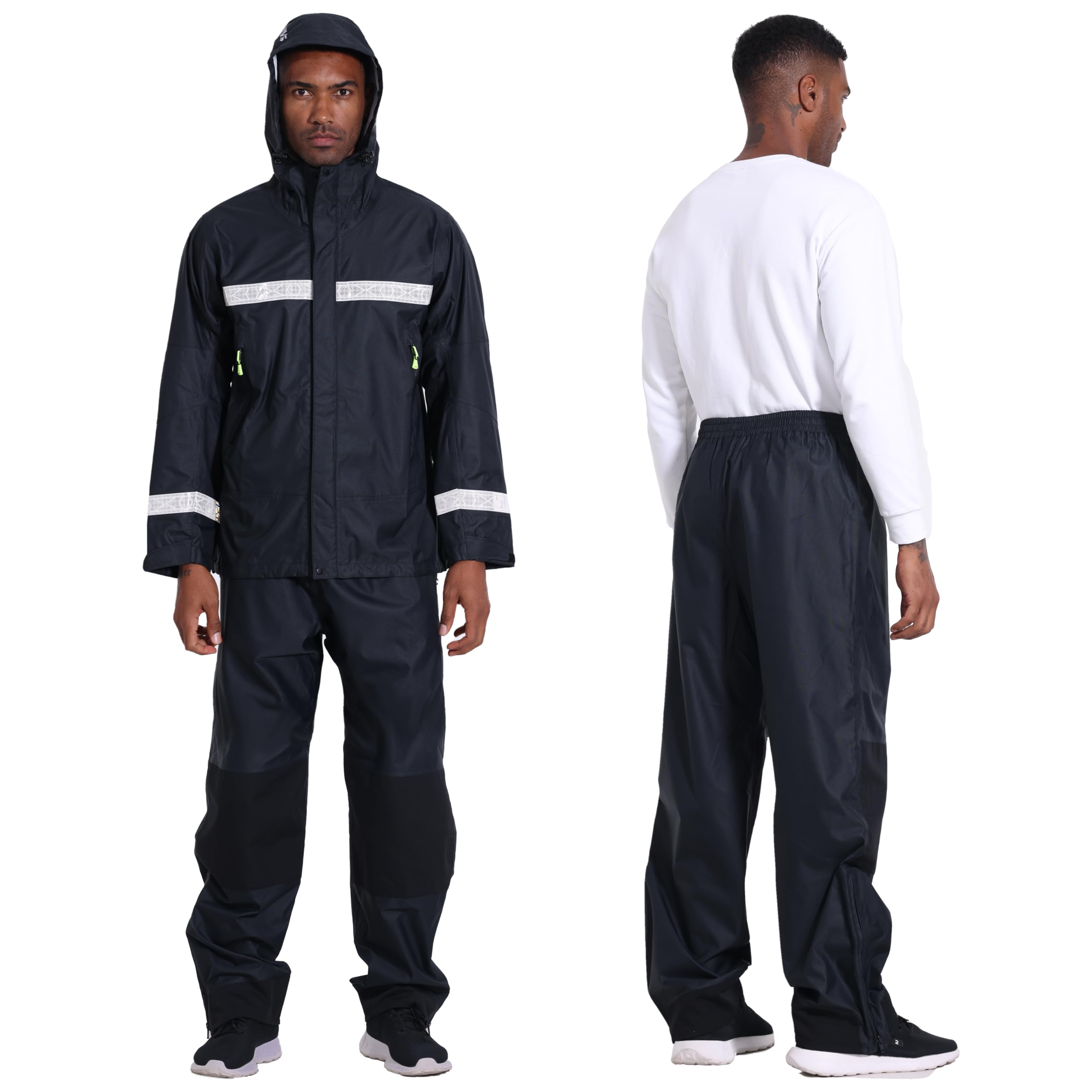 Combinaison Pluie Homme Imperméable, Tenue haute visibilité – Vêtement de travail, pêche et outdoor WS-902