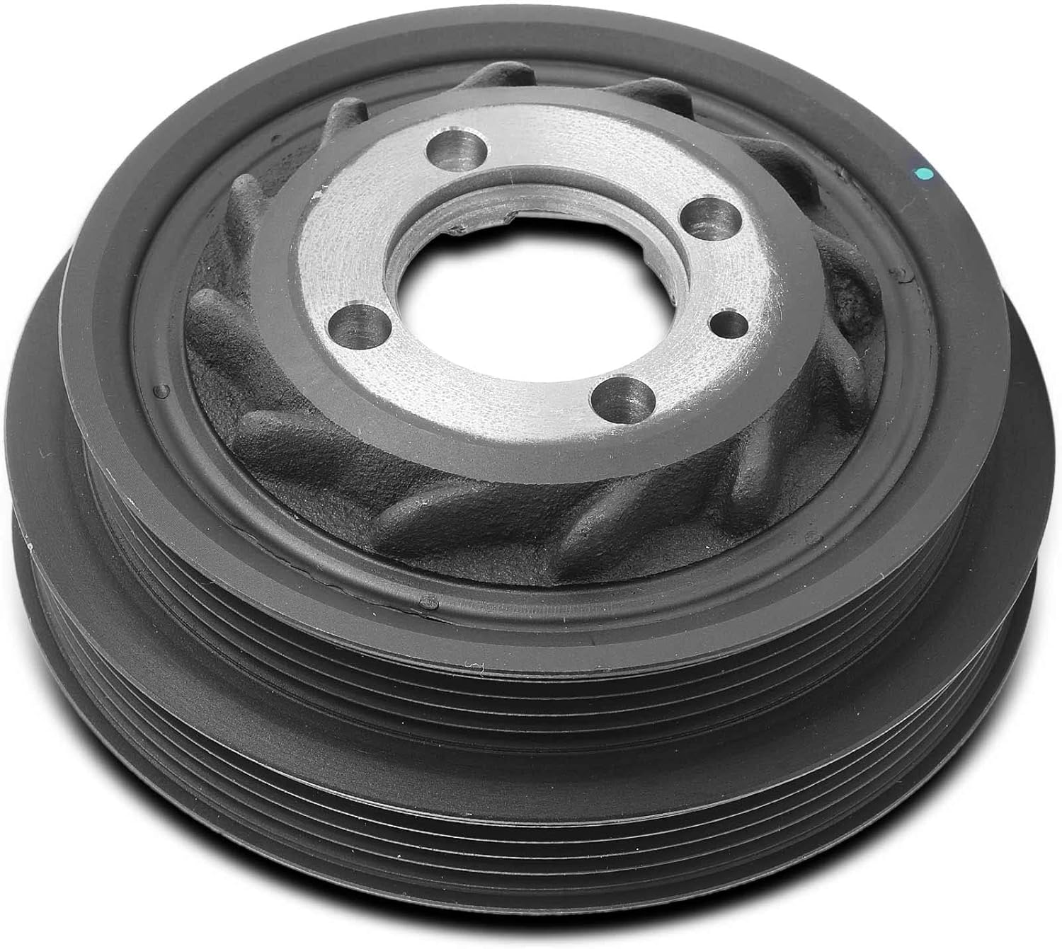 A-Premium Engine Harmonic Balancer Crankshaft Pulley Compatible with Chrysler Sebring 2001-2005 & Dodge Stratus 2001-2005 & Mitsubishi Eclipse 2000-2005, Galant 1998-2003, L4 2.4L, Replace# MD349501