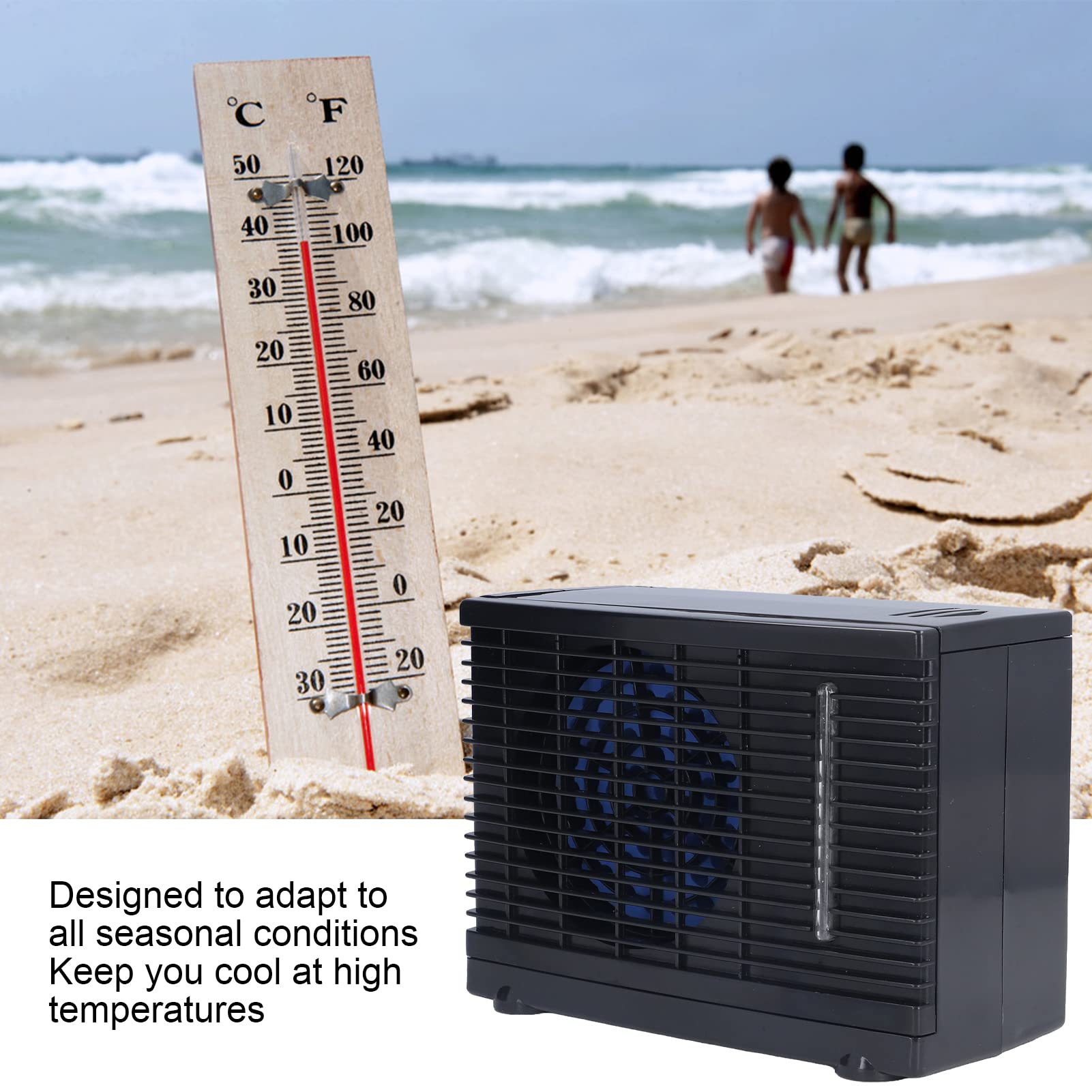 Mini Ventilatore Dell'aria Condizionata 12V Dispositivo di Raffreddamento Evaporativo Portatile Silenzioso con Serbatoio Dell'acqua per la Casa Dell'auto